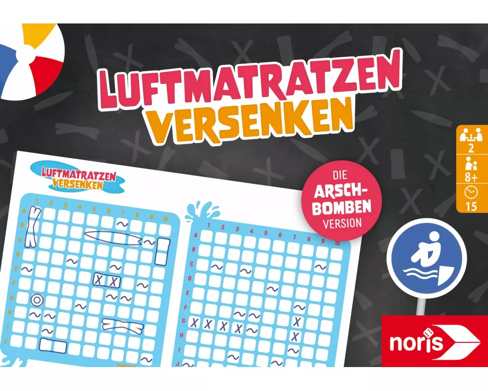 Luftmatrazen versenken - Spielblock