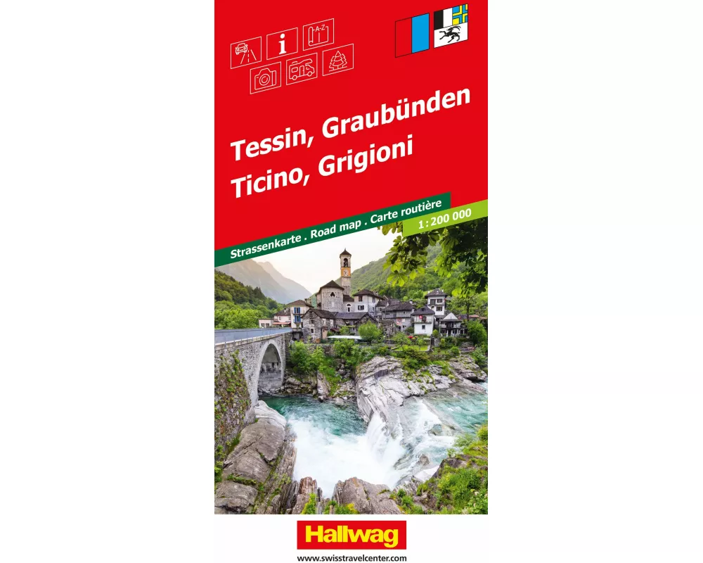 Tessin, Graubünden 1:200.000
