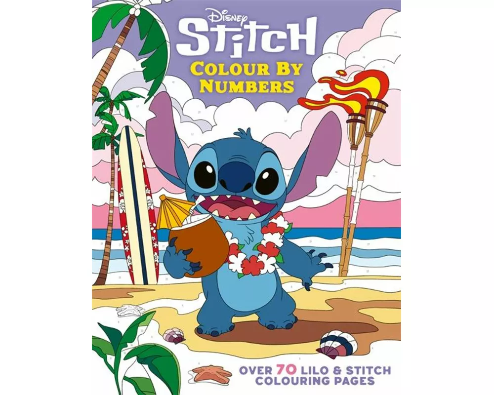 Disney Stitch Colour By Numbers