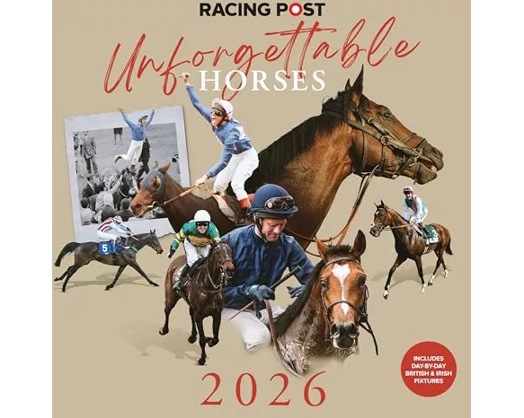 Racing Post's Unforgettable Moments Wall Calendar 2026