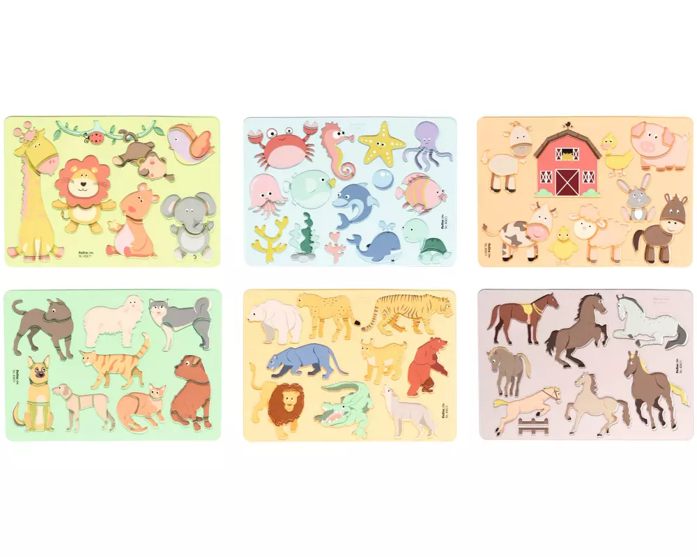 Folia Schablone Zoo 6 Stück