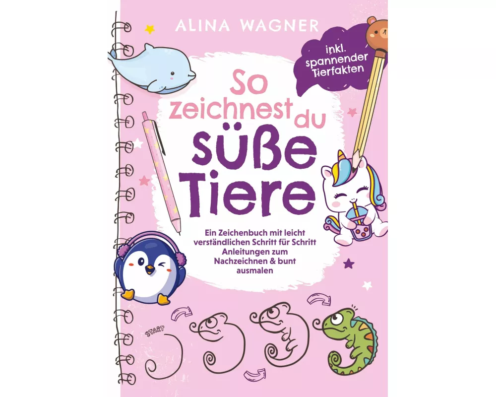 So zeichnest du süße Tiere