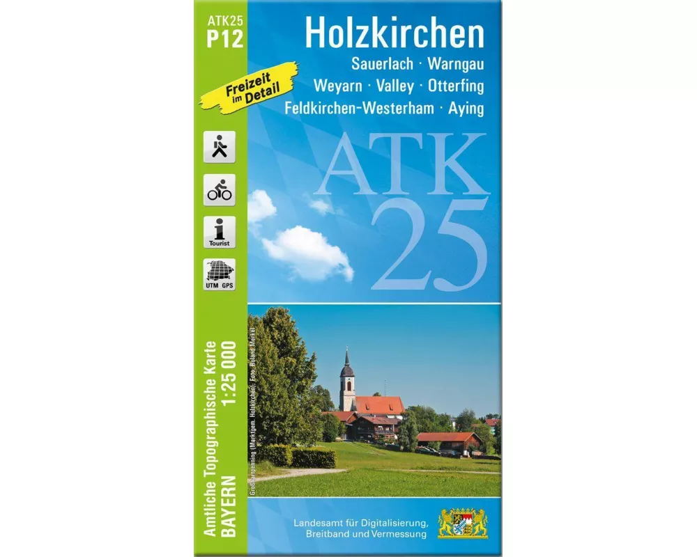 ATK25-P12 Holzkirchen (Amtliche Topographische Karte 1:25000)