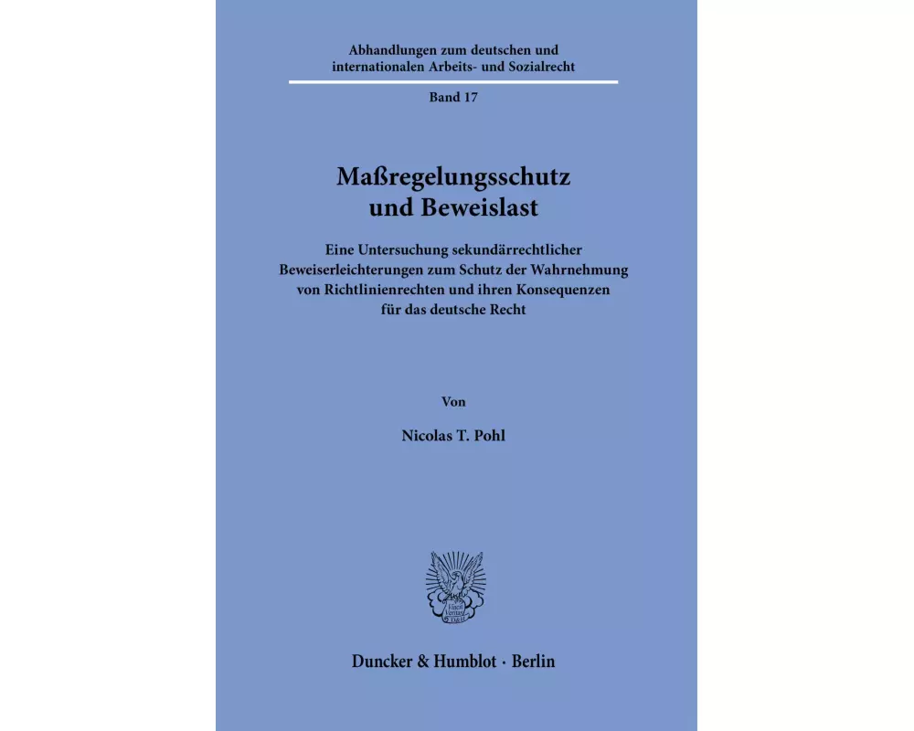 Maßregelungsschutz und Beweislast
