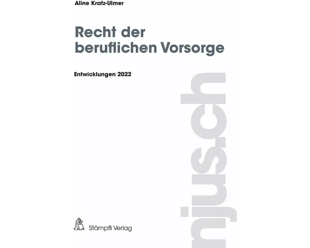 Recht der beruflichen Vorsorge