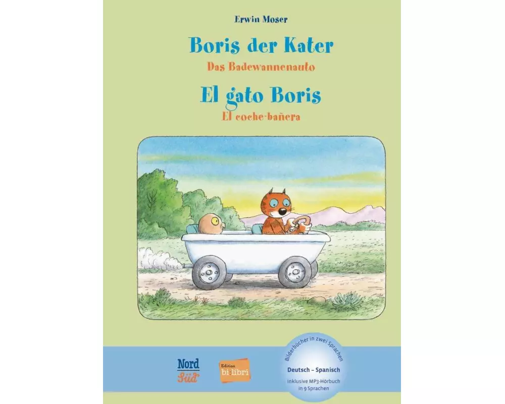Boris der Kater - Das Badewannenauto (Deutsch-Spanisch)