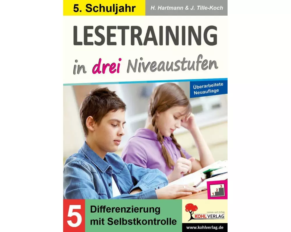 Lesetraining in drei Niveaustufen / Klasse 5