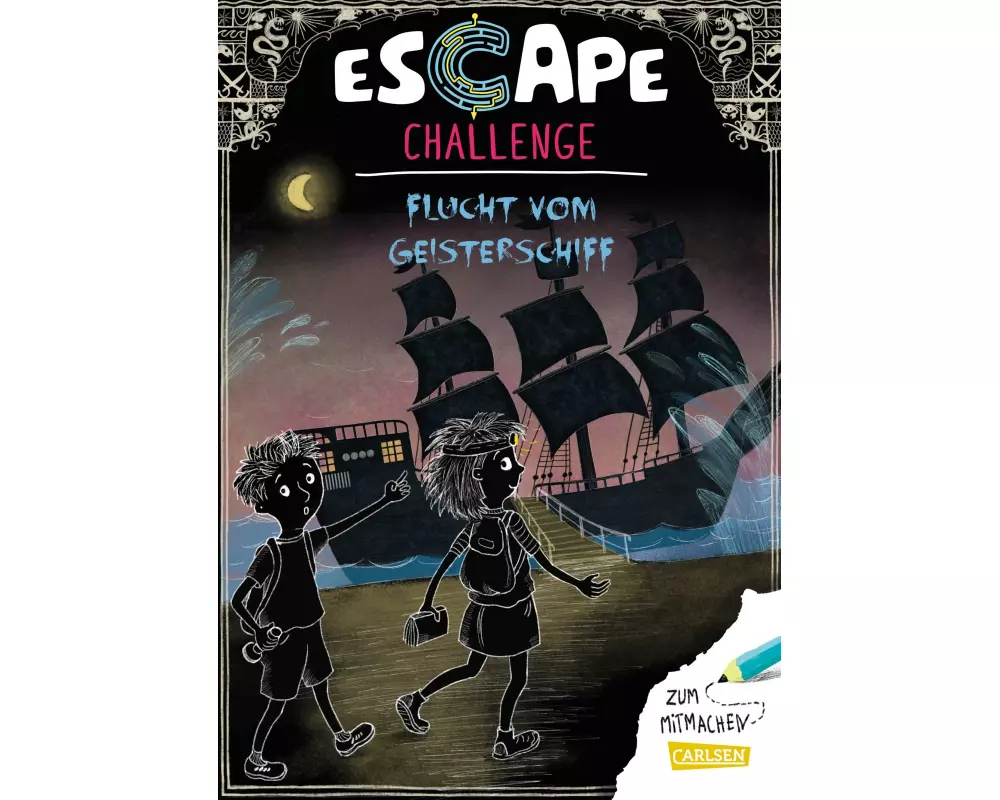 Escape-Buch für Grundschulkinder: Escape Challenge: Flucht vom Geisterschiff