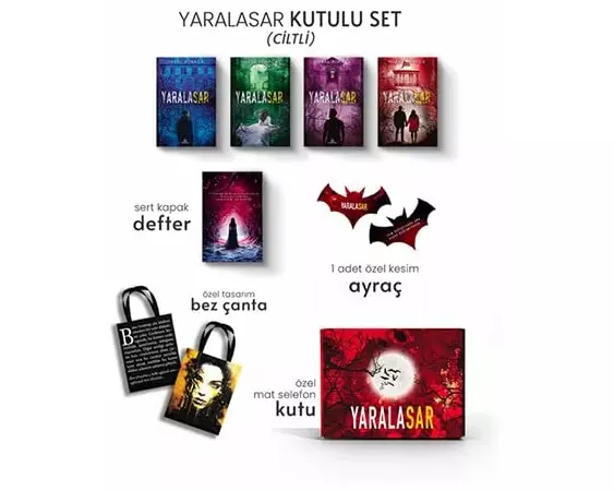 Yaralasar 4 Kitaplik Hediyeli Set Ciltli