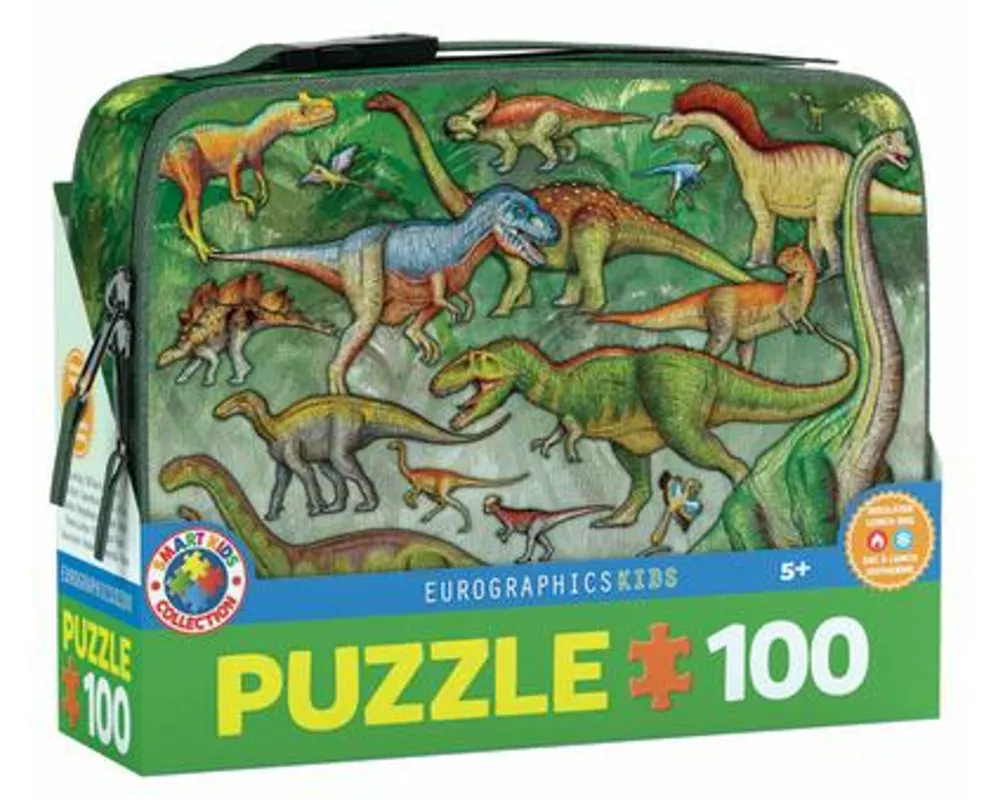 Lunch Box Puzzle 100 Teile - Dinosaur