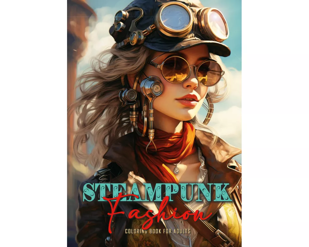 Steampunk Fashion Coloring Book for Adults