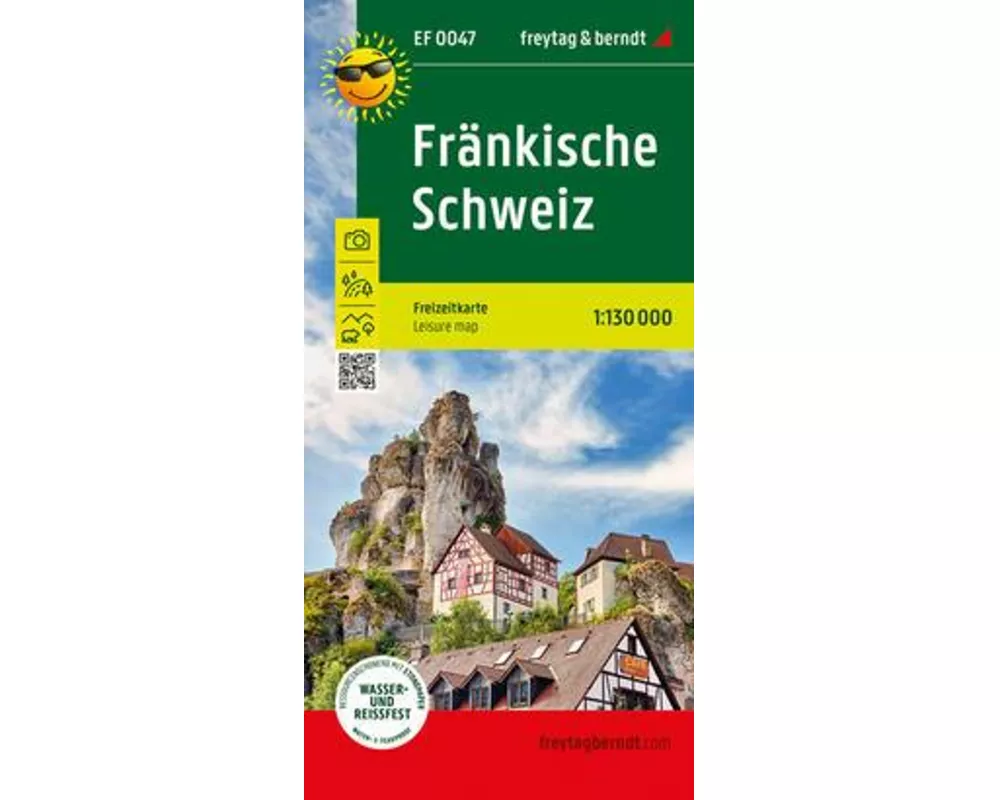 freytag & berndt Freizeitkarte Fränkische Schweiz 1:130.000