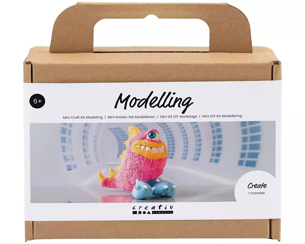 Creativ Company Modellier-Set Monster Rosa