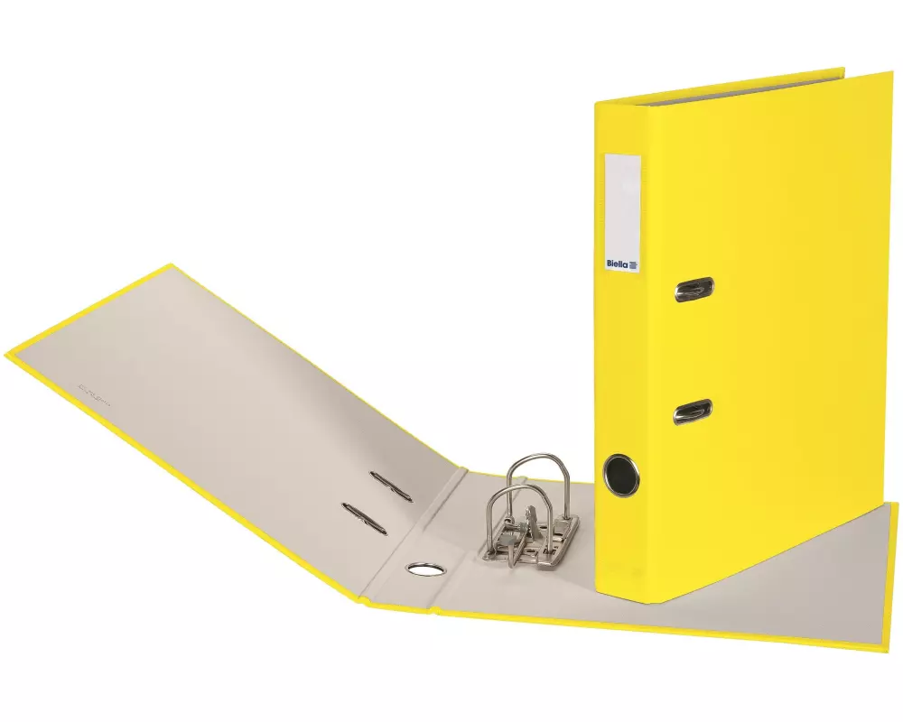 Biella Ordner Plasticolor A4 4 cm, Gelb