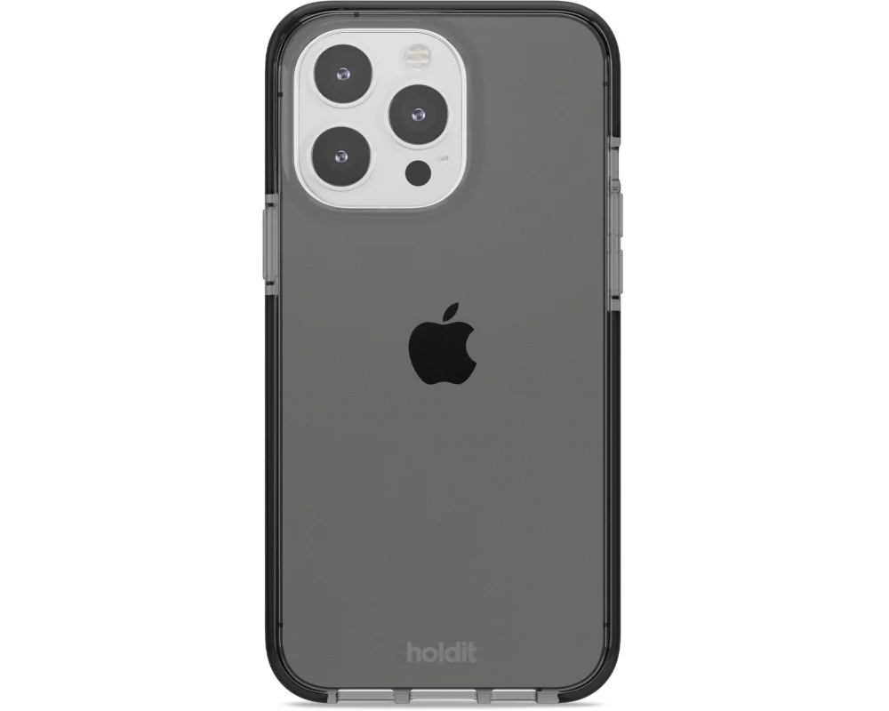 Holdit Back Cover Seethru iPhone 15 Pro Max Schwarz