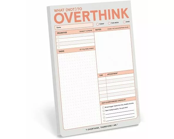 What (Not) to Overthink Pad