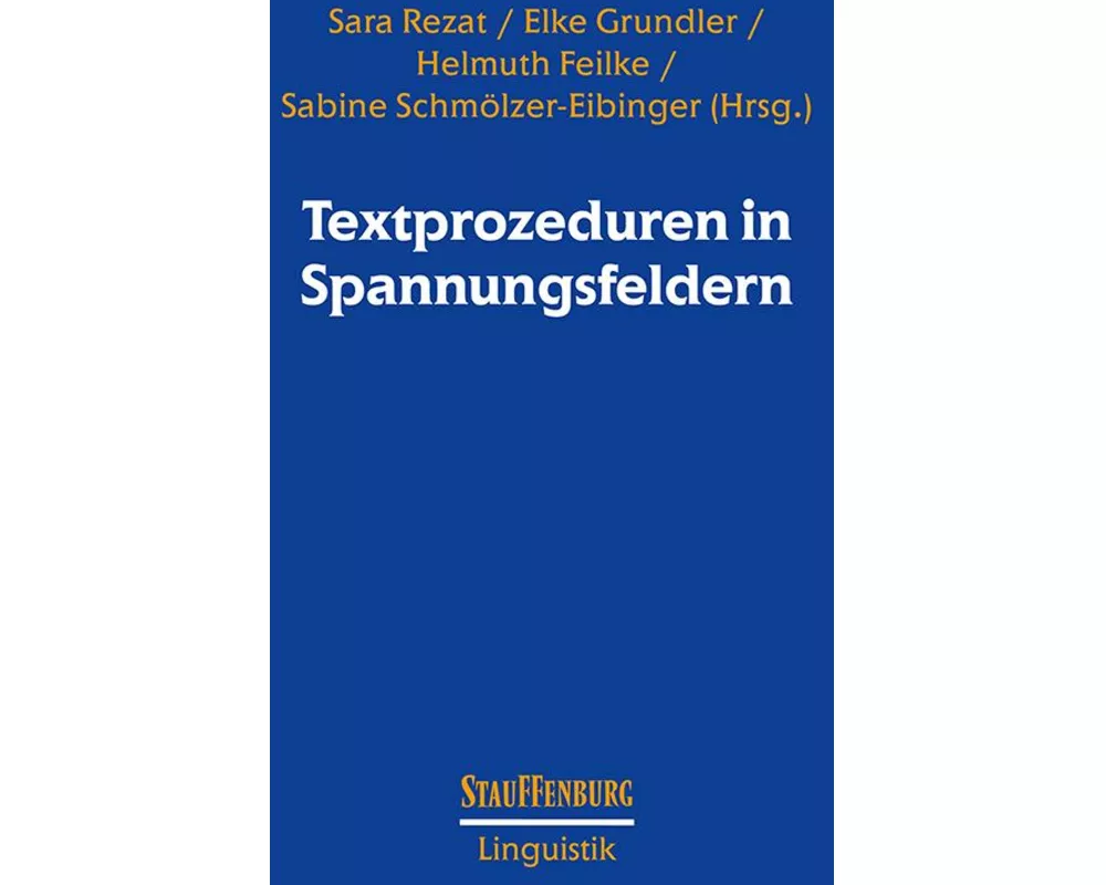 Textprozeduren in Spannungsfeldern