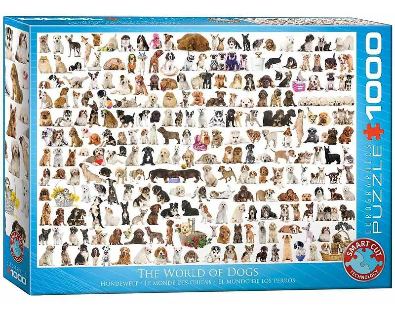 Puzzle 1000 Teile - The World of Dogs