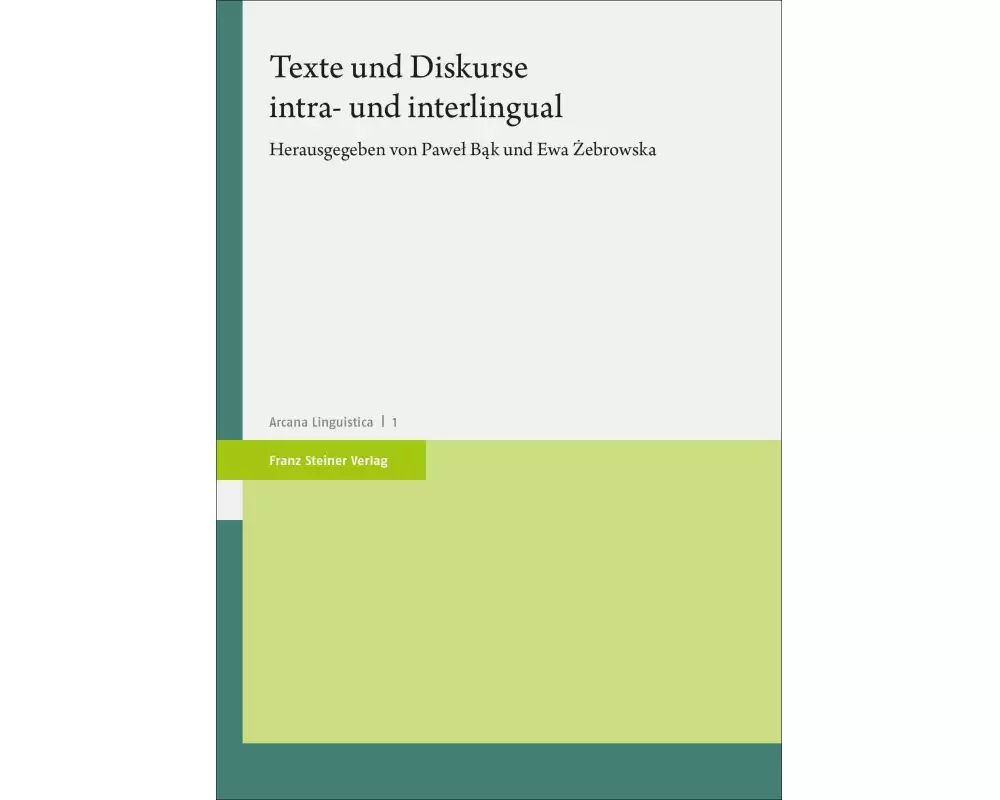 Texte und Diskurse intra- und interlingual