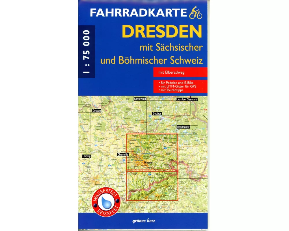 Fahrradkarte Dresden