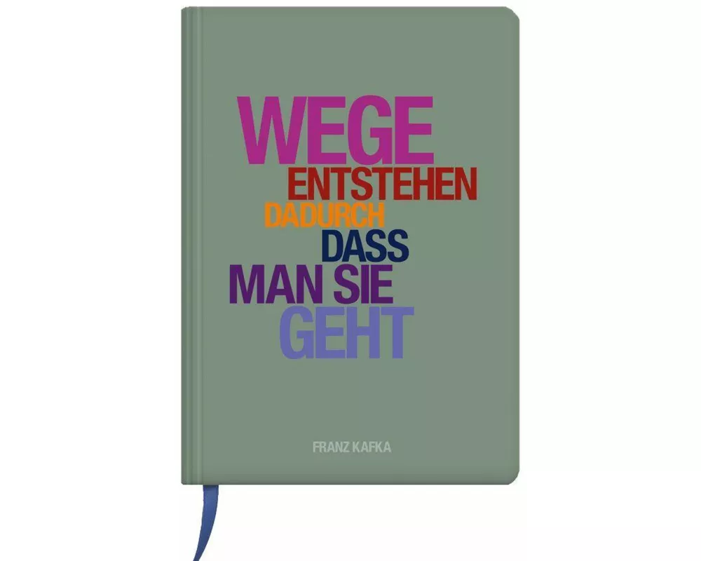Notizbuch A5 Hardcover Wege