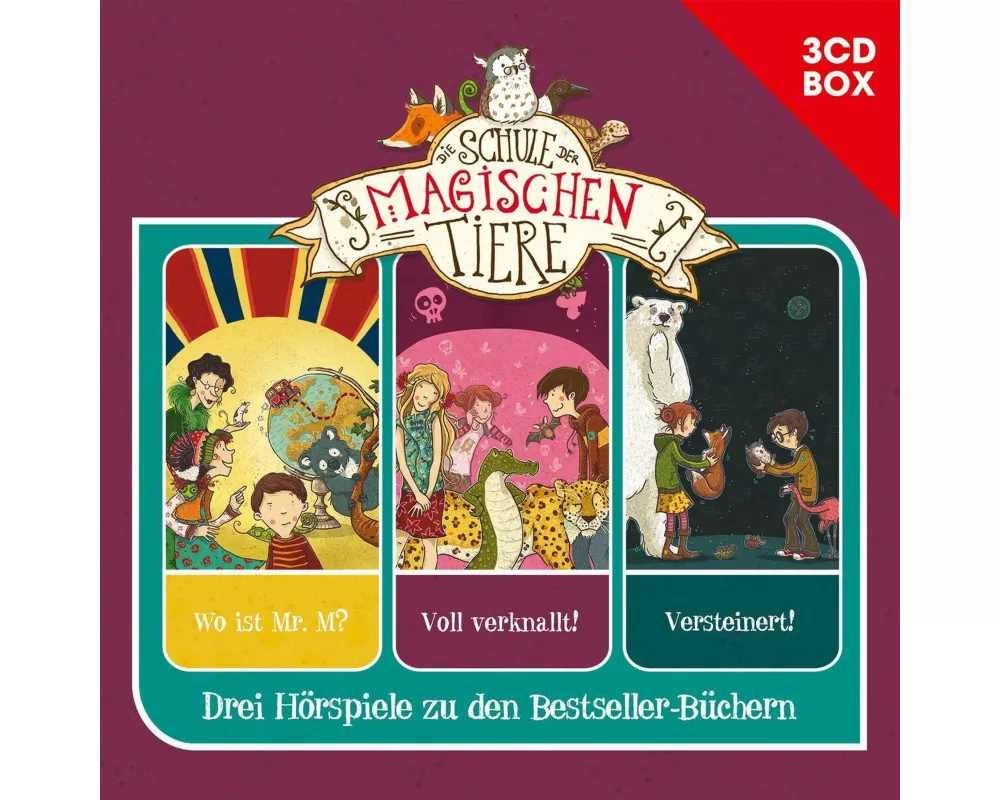 Schule der Magischen Tiere - 3-CD Hspbox Vol. 3