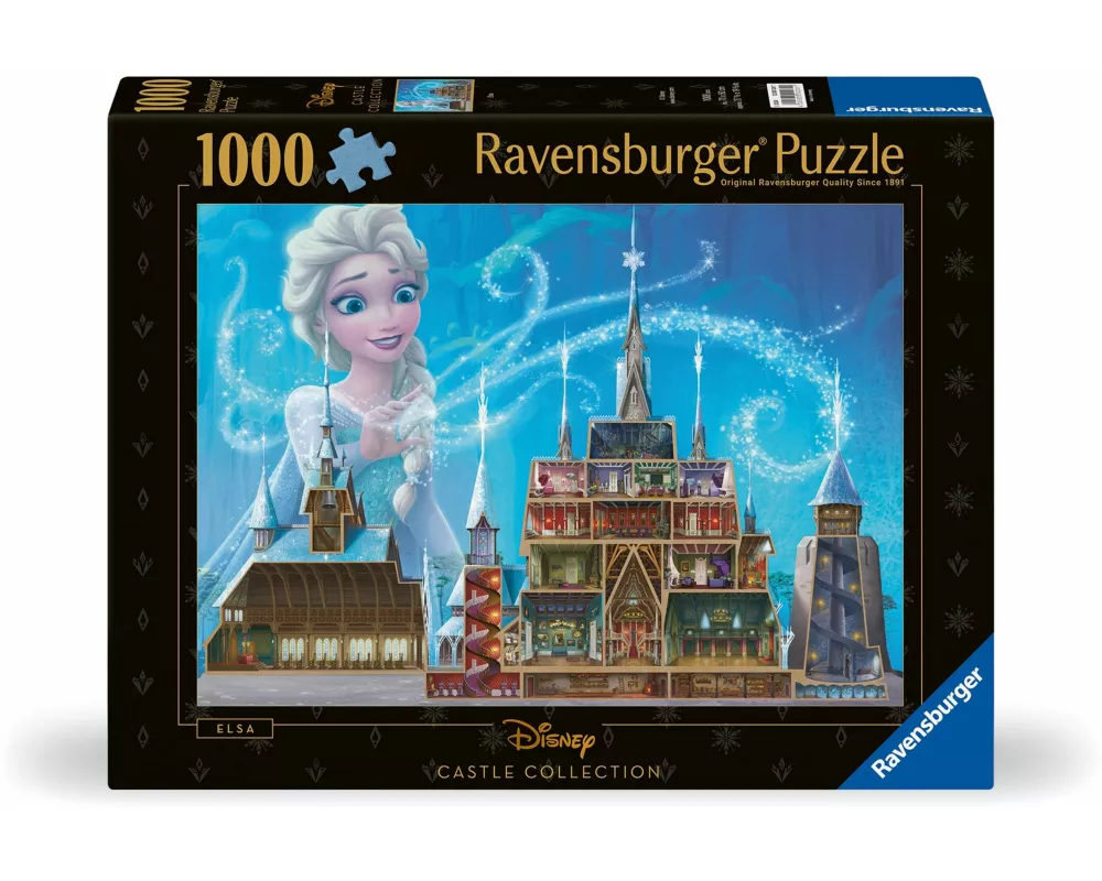 Erwachsenenpuzzle 1000 Teile - Disney Prinzessinnen - Disney Castles: Elsa