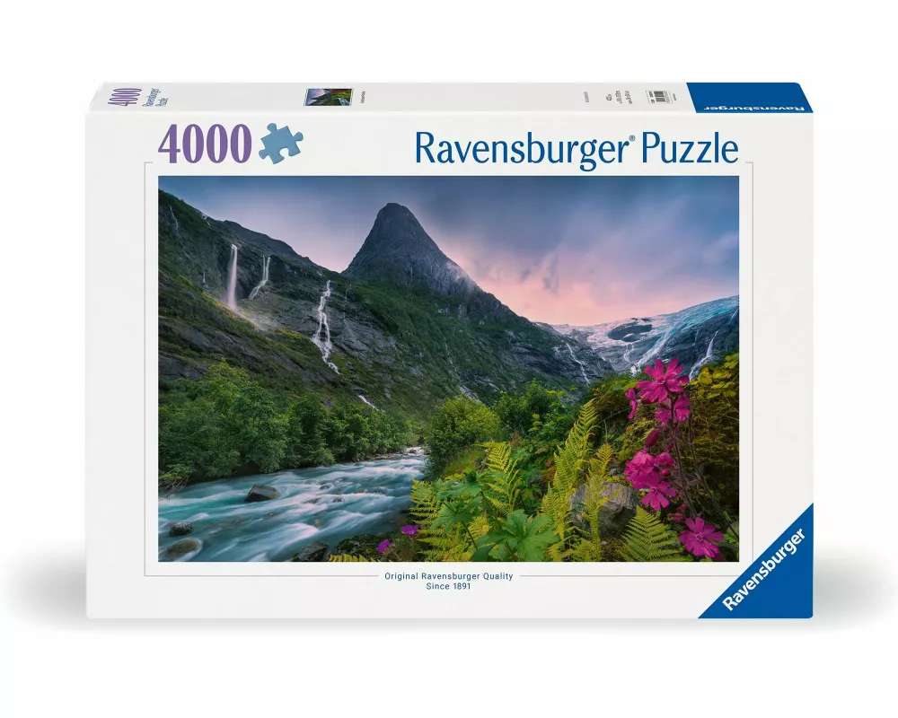 Erwachsenenpuzzle 4000 Teile - Atemberaubende Bergstimmung