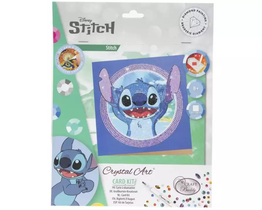 CRAFT Buddy Bastelset Crystal Art Card Stitch