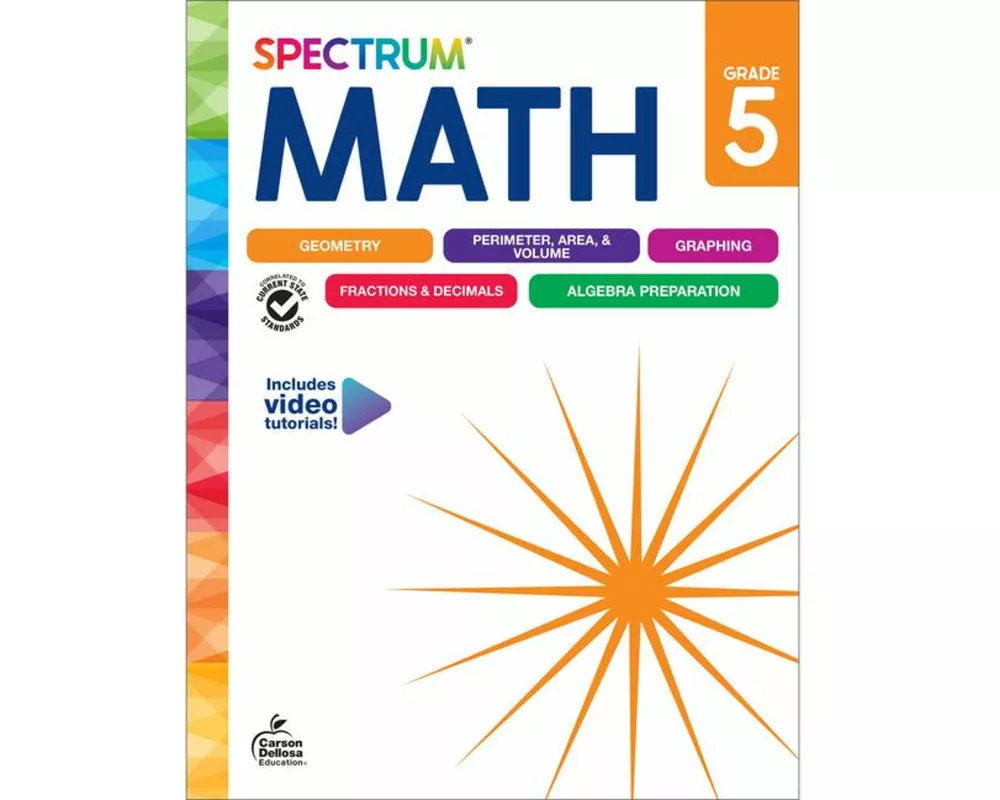 Spectrum Math Workbook Grade 5
