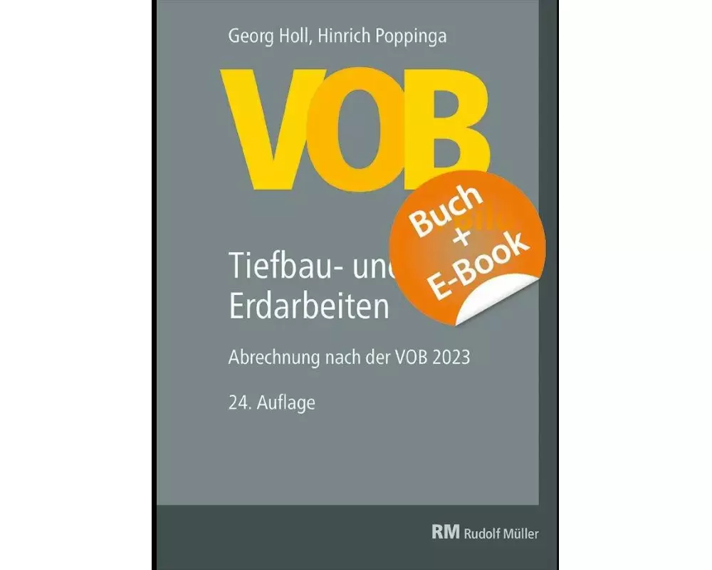 VOB im Bild - Tiefbau- und Erdarbeiten - mit E-Book