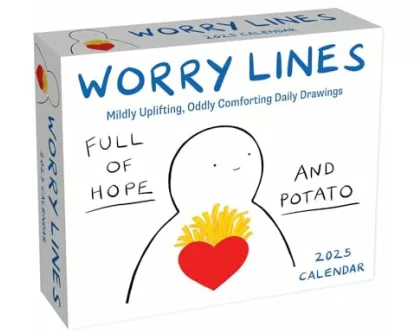A Worry Lines 2025 Day-to-Day Calendar
