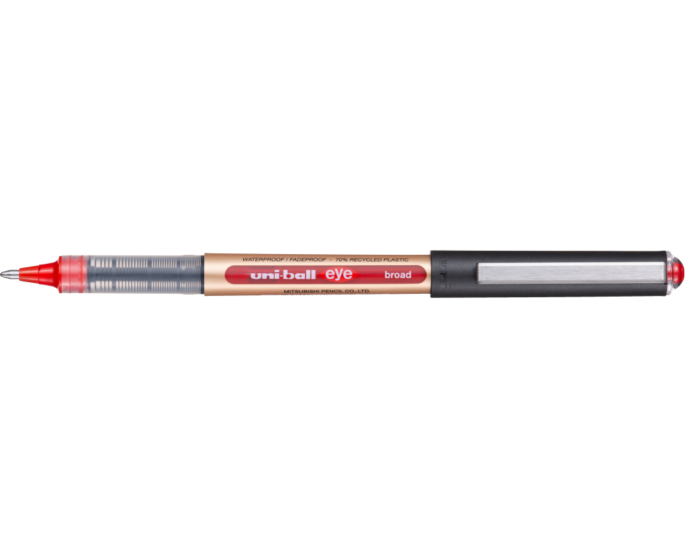 UNI-BALL Tintenroller Eye broad 1mm UB-150-10ERE rot, Eco