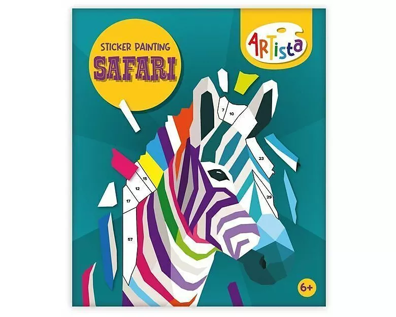 Sticker Painting Buch Safari