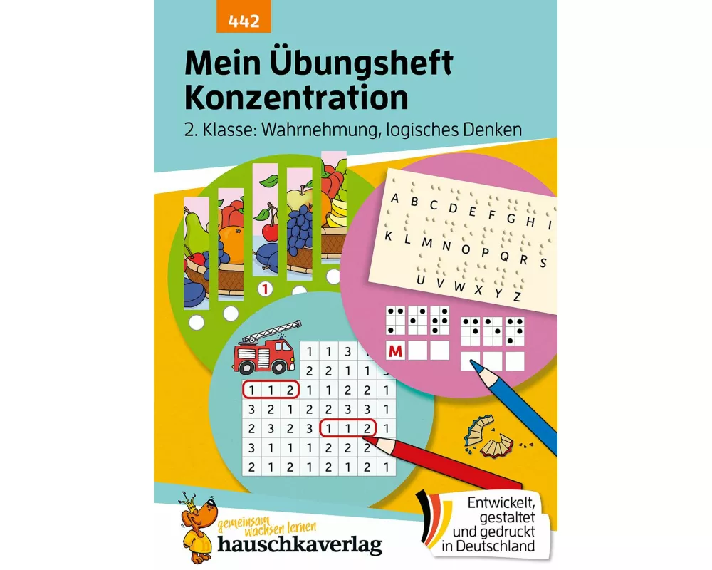 Mein Übungsheft Konzentration 2. Klasse - Wahrnehmung, logisches Denken