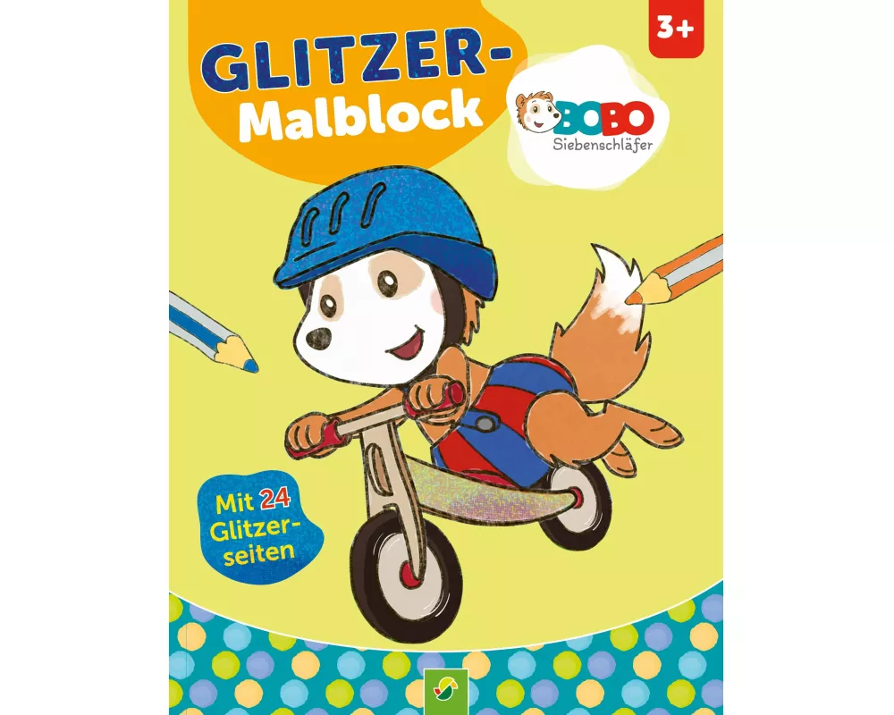 Bobo Siebenschläfer Glitzer-Malblock
