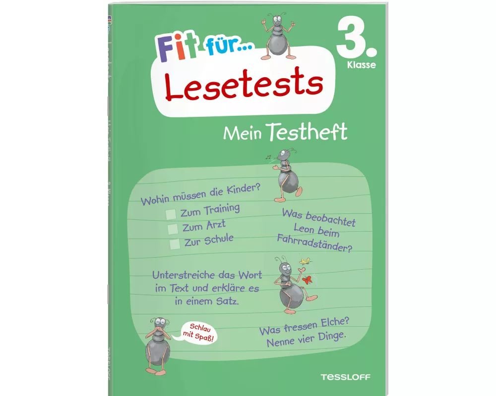 Fit für Lesetests 3. Klasse. Mein Testheft