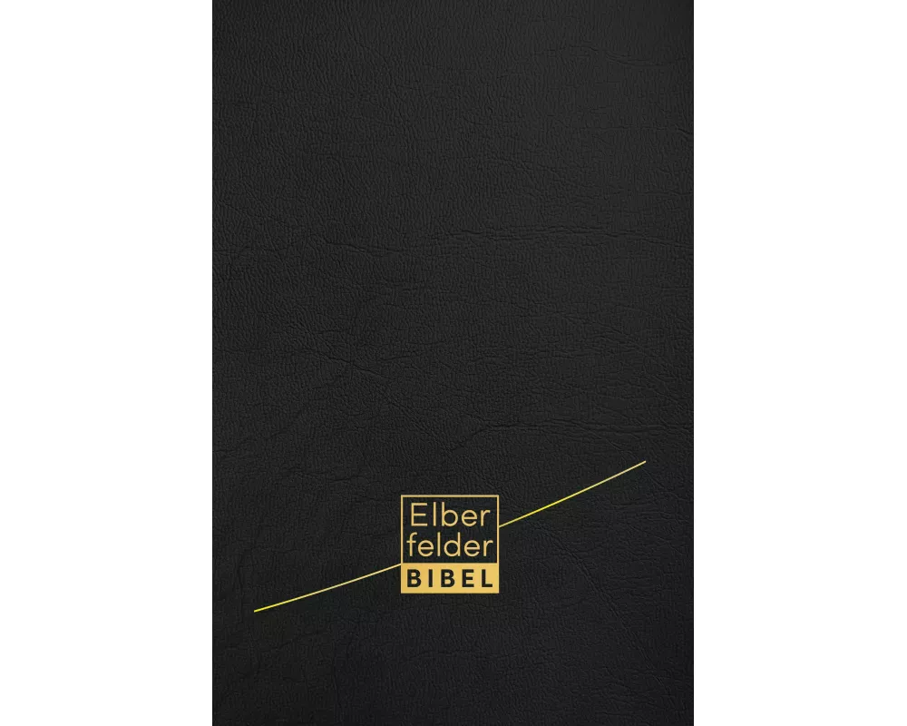 Elberfelder Bibel - Standardausgabe, Kunstleder schwarz