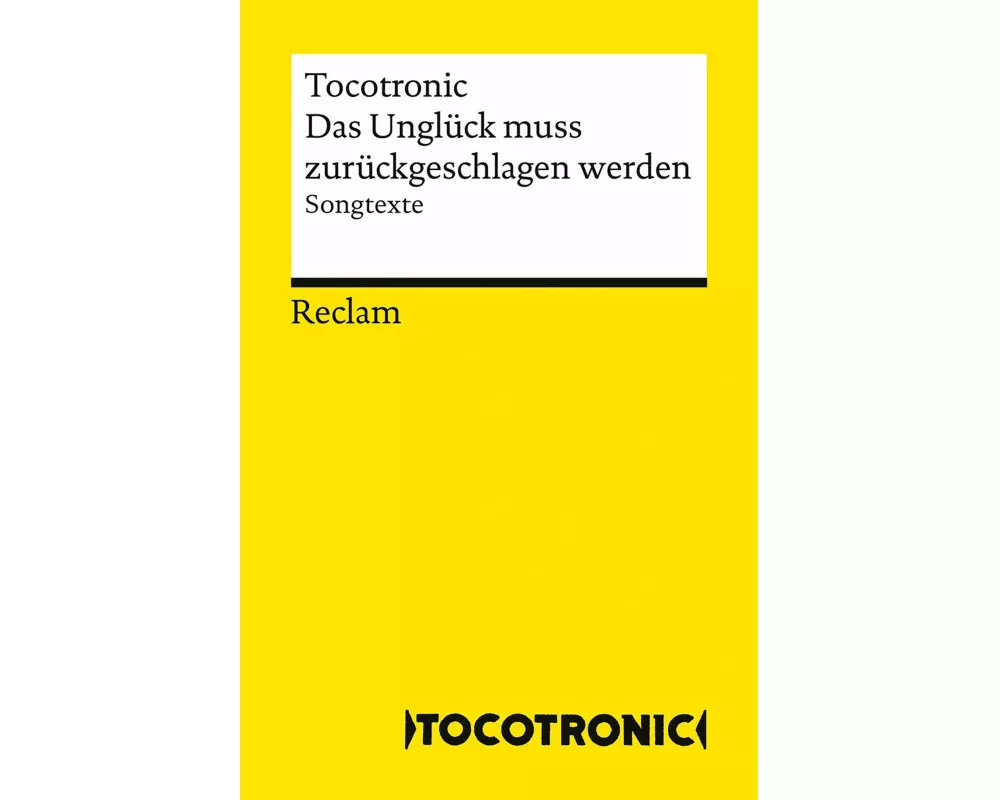 Das Unglück muss zurückgeschlagen werden. Songtexte