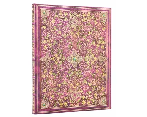 2026 Diamond Jubilee (Sangorski & Sutcliffe) Ultra 12-month Vertical Hardcover Flexi Dayplanner 2026 (Elastic Band Closure)