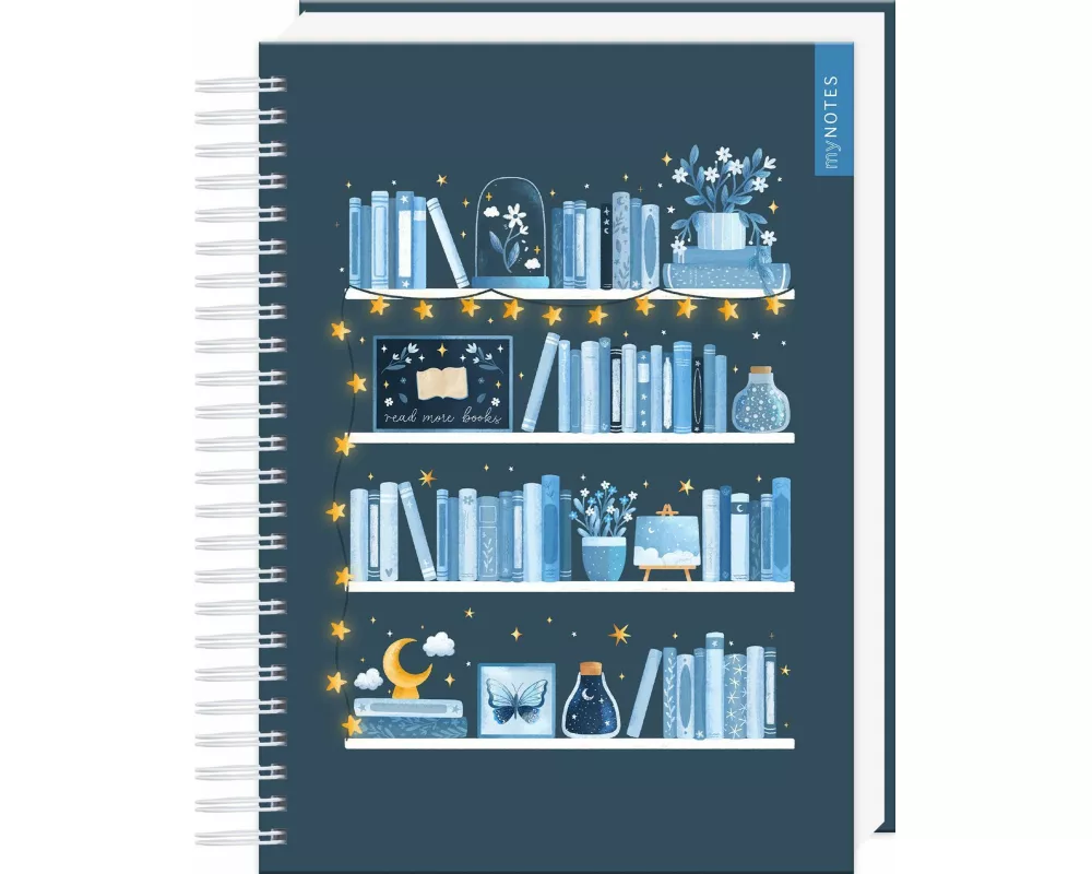 myNOTES Papeterie: Ringbuch Bücherregal