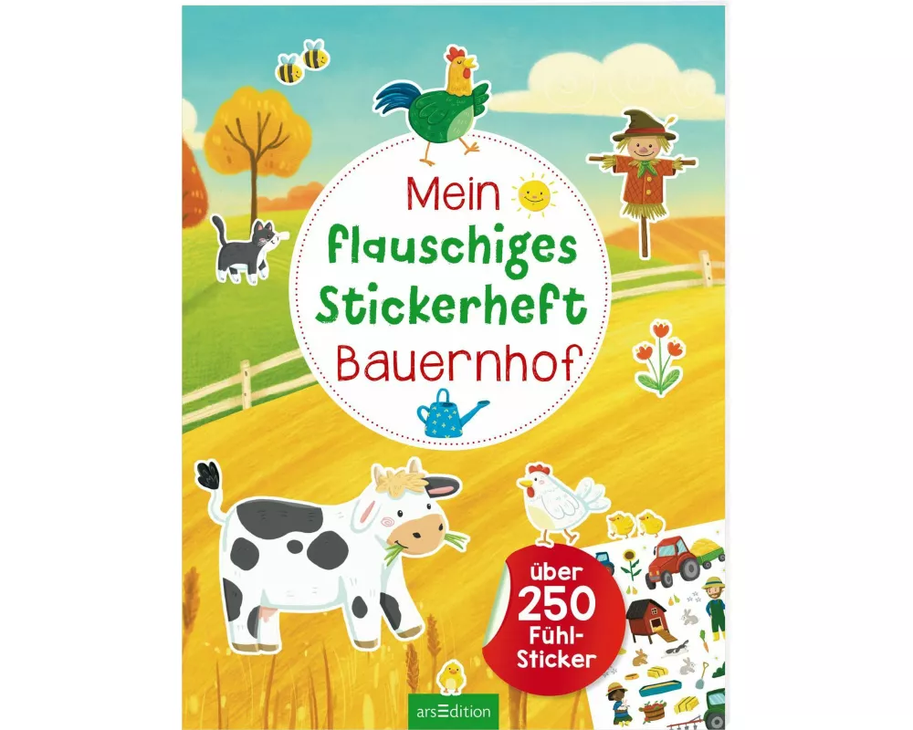 Mein flauschiges Stickerheft – Bauernhof