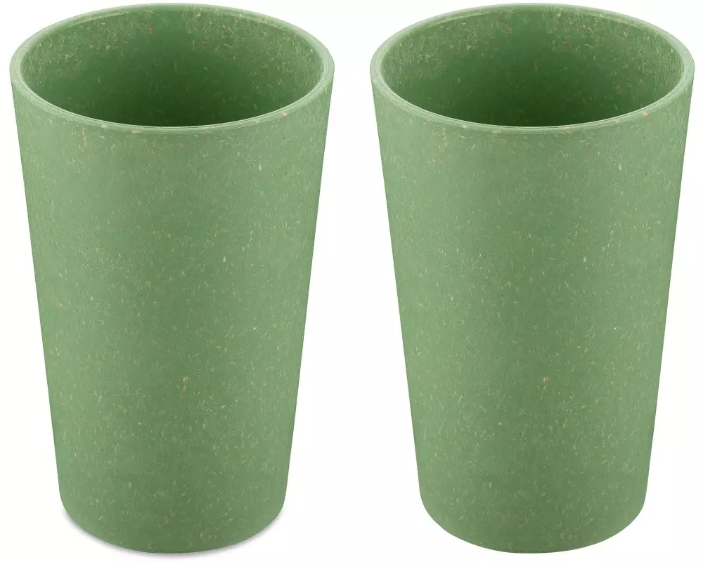 Koziol Trinkbecher Connect L 350 ml, 2 Stück, Grün