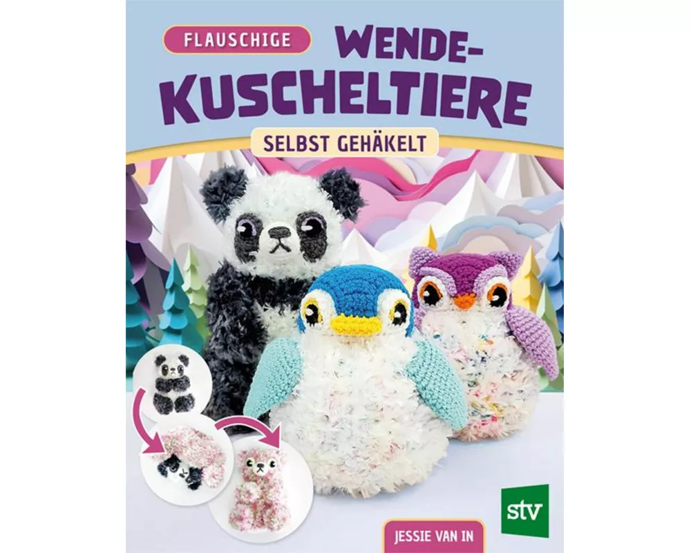 Flauschige Wende-Kuscheltiere
