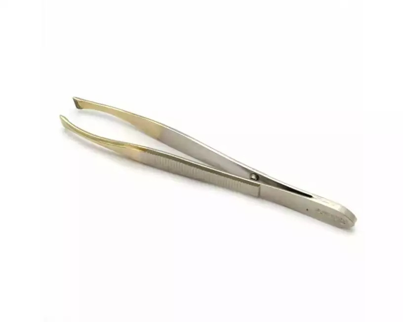 Herba Pinzette schräg vernickelt, 1 Stück