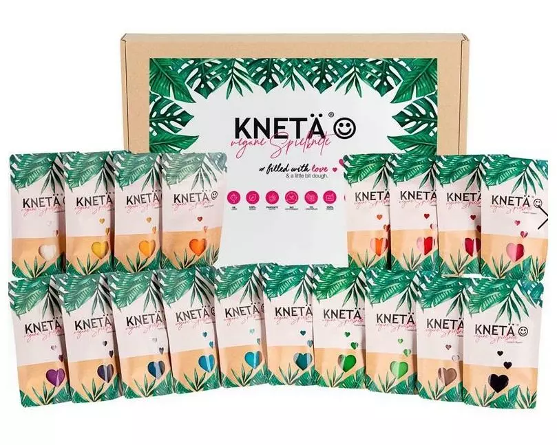KNETÄ Knetspielzeug 18er-Bag-Set 50 g