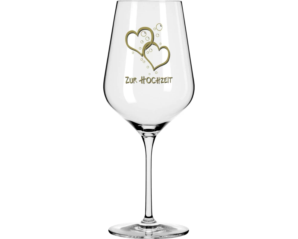 Wate Weinglas zur Hochzeit