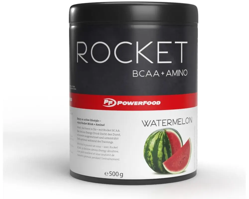 PowerFood Pulver Rocket BCAA Wassermelone 500 g