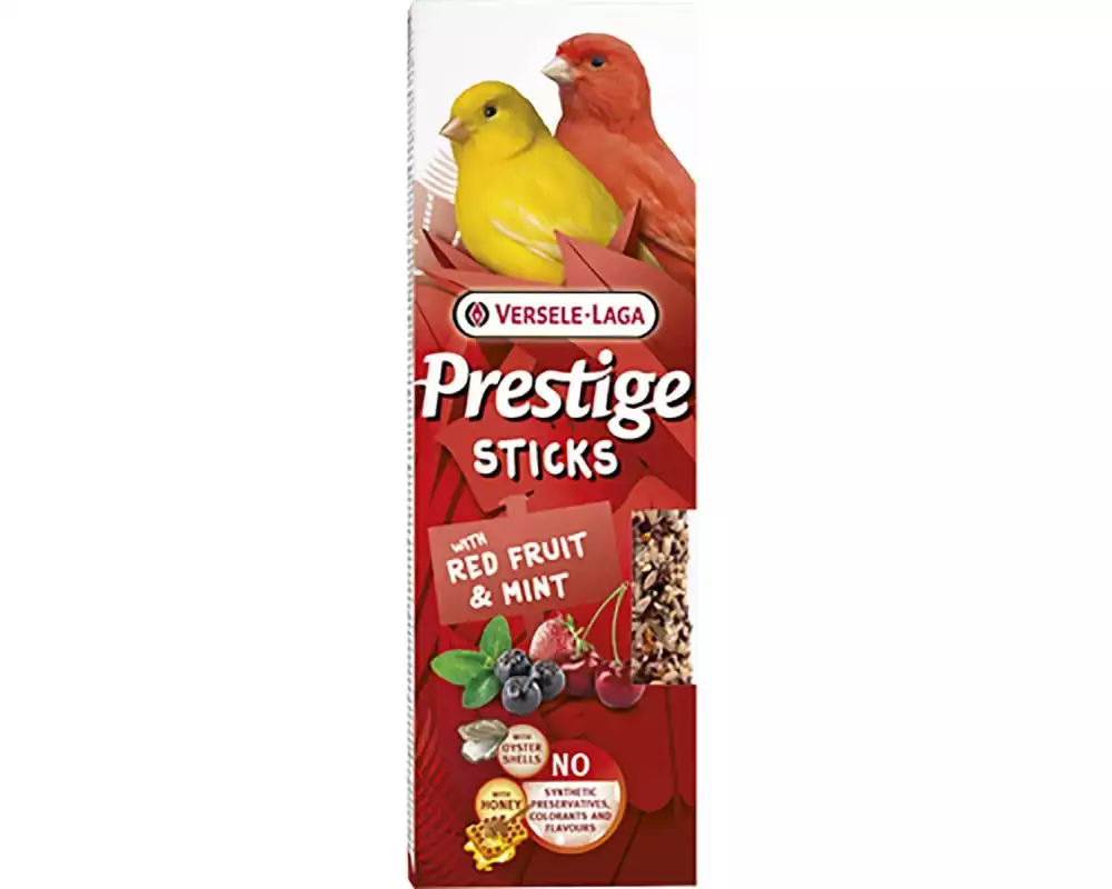 Versele Laga Ziervogelfutter Prestige Sticks Waldfrüchte und Minze 2 Stk.