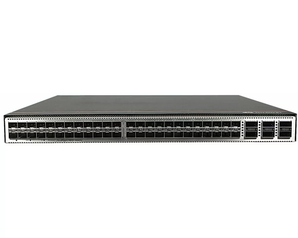 HUAWEI CE6863E-48S6CQ switch 48x25GE SFP28 6x100GE QSFP28 2xAC power modules 4xfan modules port-side intake